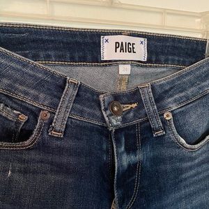 PAIGE SKINNY JEAN SIZE 24